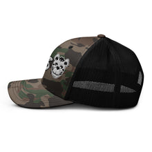 Load image into Gallery viewer, Double Logo Camouflage Trucker Hat