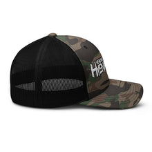 Load image into Gallery viewer, Double Logo Camouflage Trucker Hat