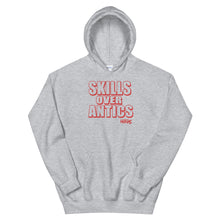 Load image into Gallery viewer, The Skills Over Antics Hoodie
