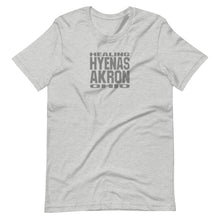 Load image into Gallery viewer, The Hyena Akron (Gray Letters) T-Shirt
