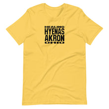 Load image into Gallery viewer, The Hyena Akron (Black Letters) T-Shirt
